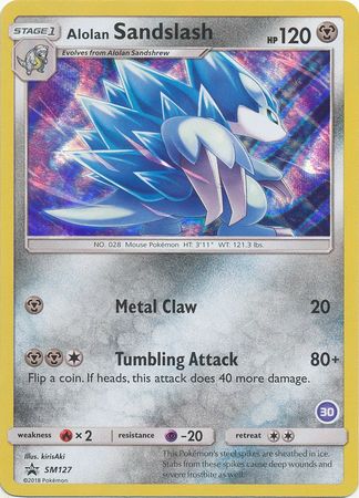 Alolan Sandslash (SM127) (Exclusivo de cubierta n.° 30) [Sol y luna: kit de entrenamiento - Alolan Sandslash] 