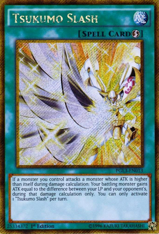 Tsukumo Slash [PGL3-EN013] Oro Secreto Raro 