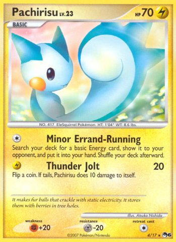 Pachirisu (4/17) [Serie POP 6] 