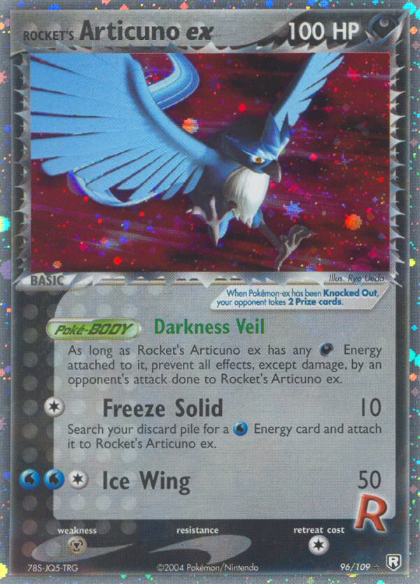 Articuno ex de Rocket (96/109) [EX: El regreso del Team Rocket] 