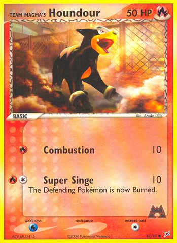 Houndour del equipo Magma (62/95) [EX: Equipo Magma vs Equipo Aqua] 