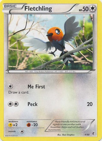 Fletchling (1/30) [XY: Kit de entrenador 1 - Bisharp] 