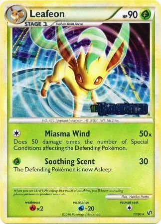 Leafeon (17/90) (Promoción de presentación) [Nintendo: Black Star Promos] 