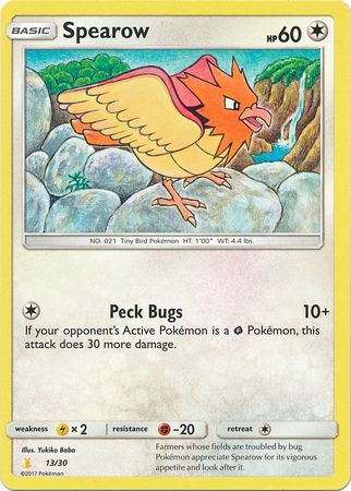 Spearow (30/13) [Sol y Luna: Kit de entrenador - Raichu de Alola] 