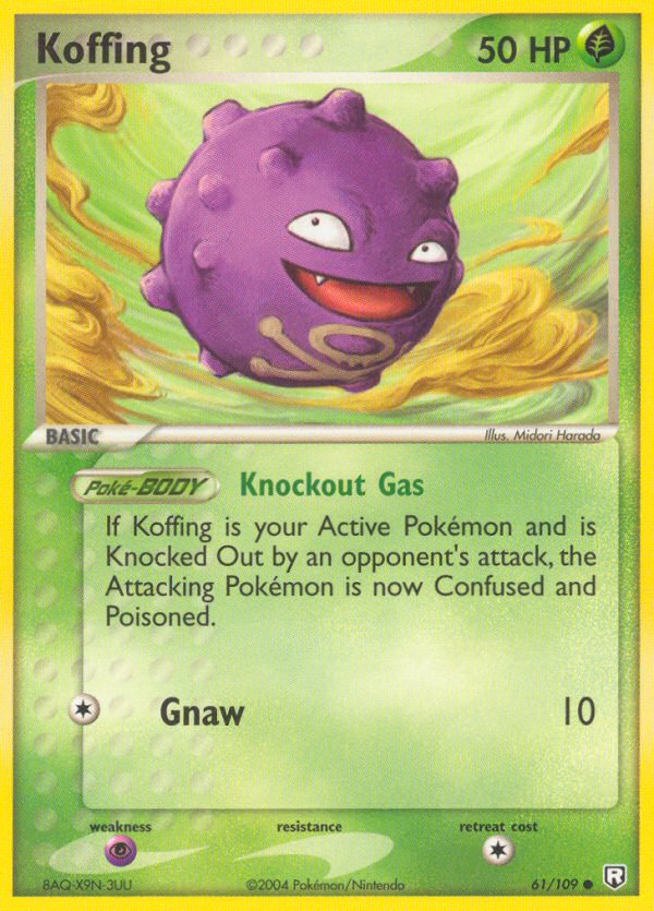Koffing (61/109) [EX: El regreso del Equipo Rocket] 