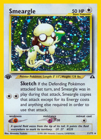 Smeargle (11/75) [Neo Discovery 1.ª edición] 