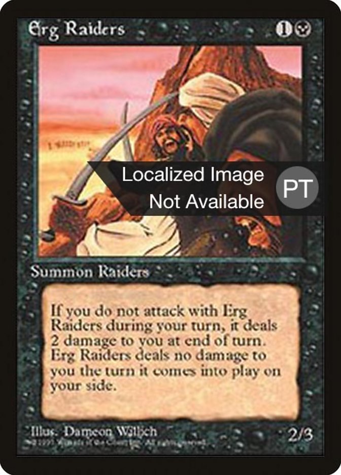 Erg Raiders [Cuarta edición (borde negro extranjero)] 