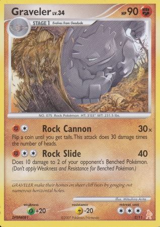 Graveler (2/11) [Diamante y Perla: Kit de entrenador - Lucario] 