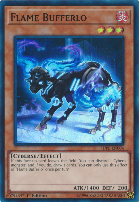 Flame Bufferlo [SDPL-EN004] Súper Raro 