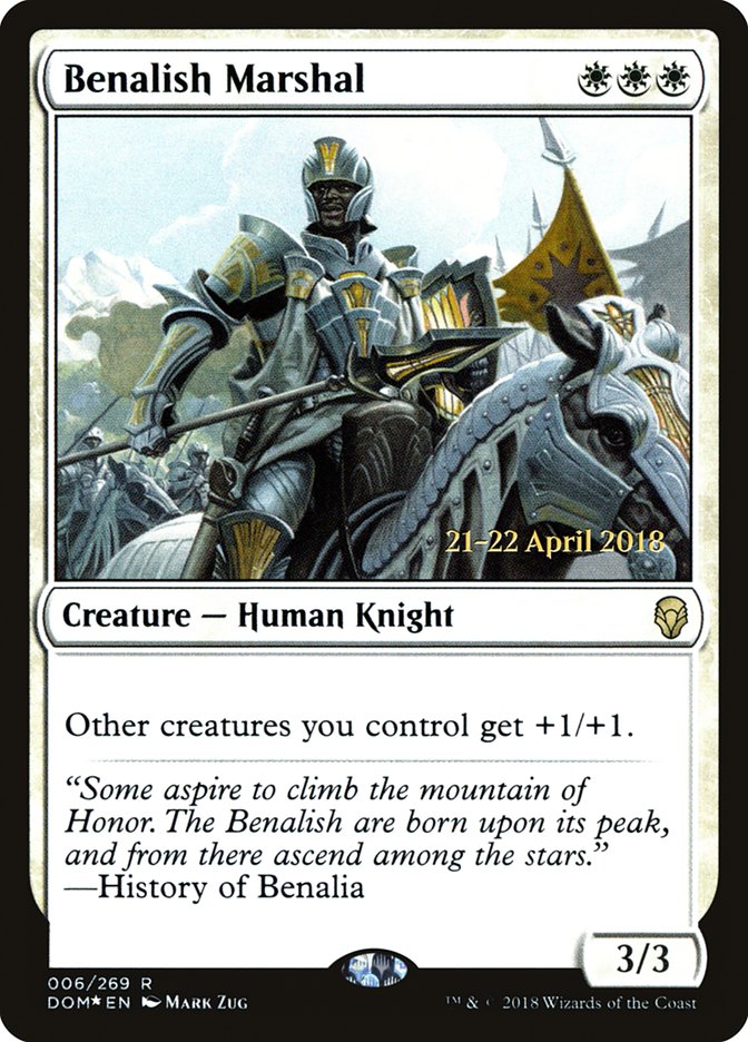 Mariscal de Benalish [Promociones de presentación de Dominaria] 