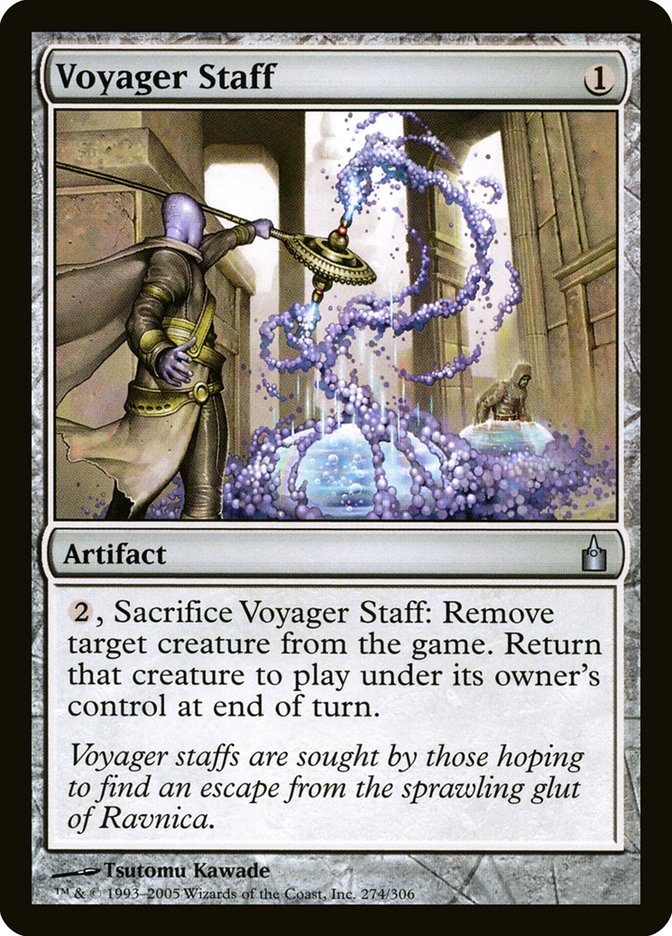 Bastón de la Voyager [Ravnica: Ciudad de los Gremios] 
