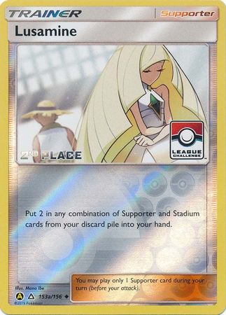 Lusamine (153a/156) (League Challenge Alt Art 2do lugar) [Sol y Luna: Ultra Prisma] 