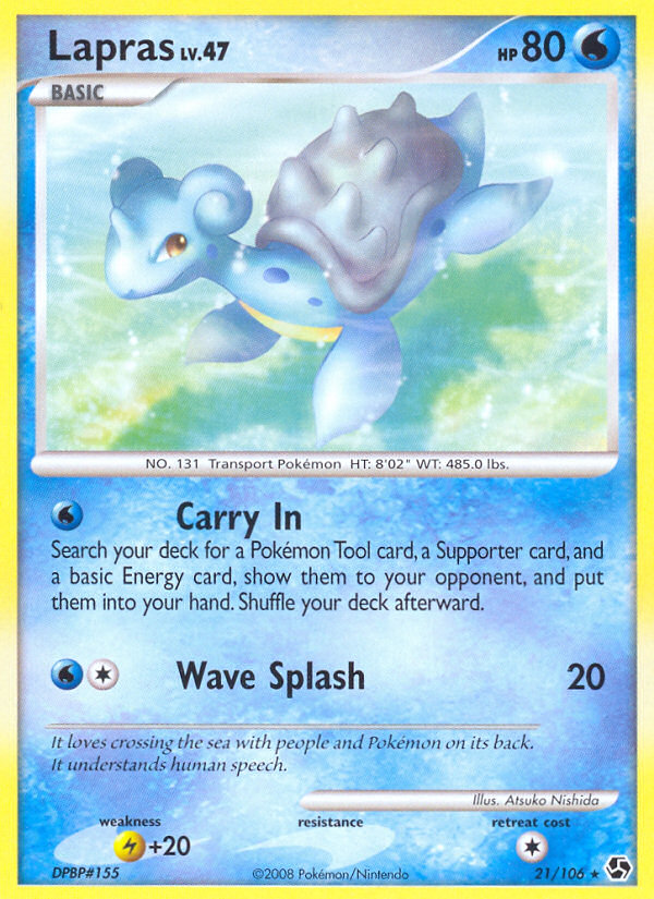 Lapras (21/106) [Diamante y Perla: Grandes Encuentros] 
