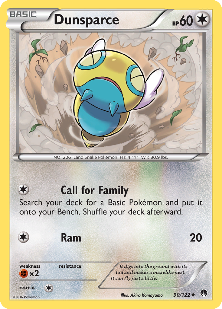 Dunsparce (90/122) [XY: Punto de ruptura] 