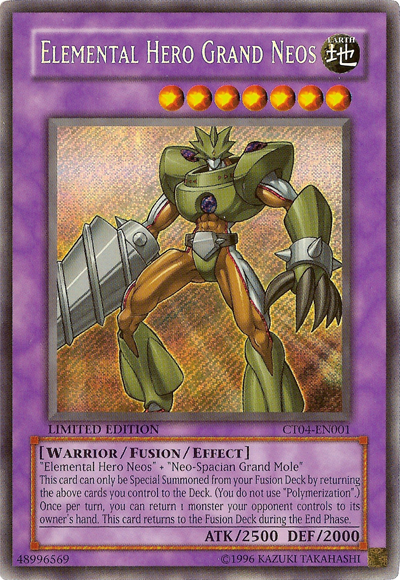Héroe elemental Grand Neos [CT04-EN001] Secreto raro 