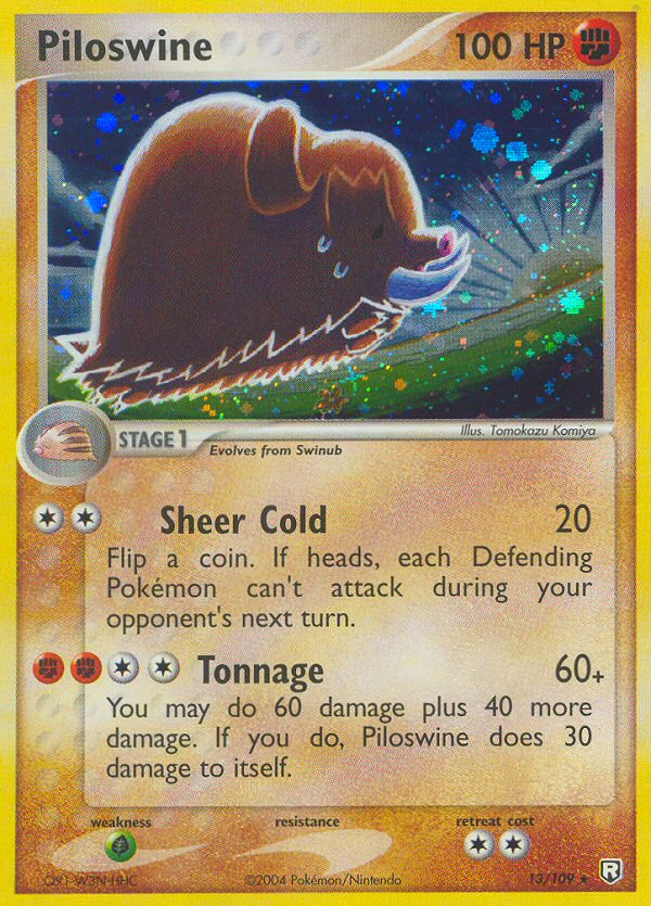 Piloswine (13/109) [EX: El regreso del Equipo Rocket] 