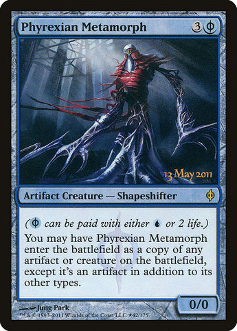 Metamorfo pirexiano [Nuevas promociones de presentación de Phyrexia] 