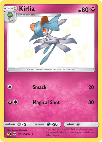 Kirlia (SV35/SV94) [Sol y Luna: Destinos Ocultos - Bóveda Brillante] 