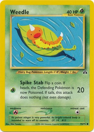 Weedle (70/75) [Neo Discovery ilimitado] 