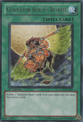 Respiro de la Bestia Gladiador [LCGX-EN254] Raro 