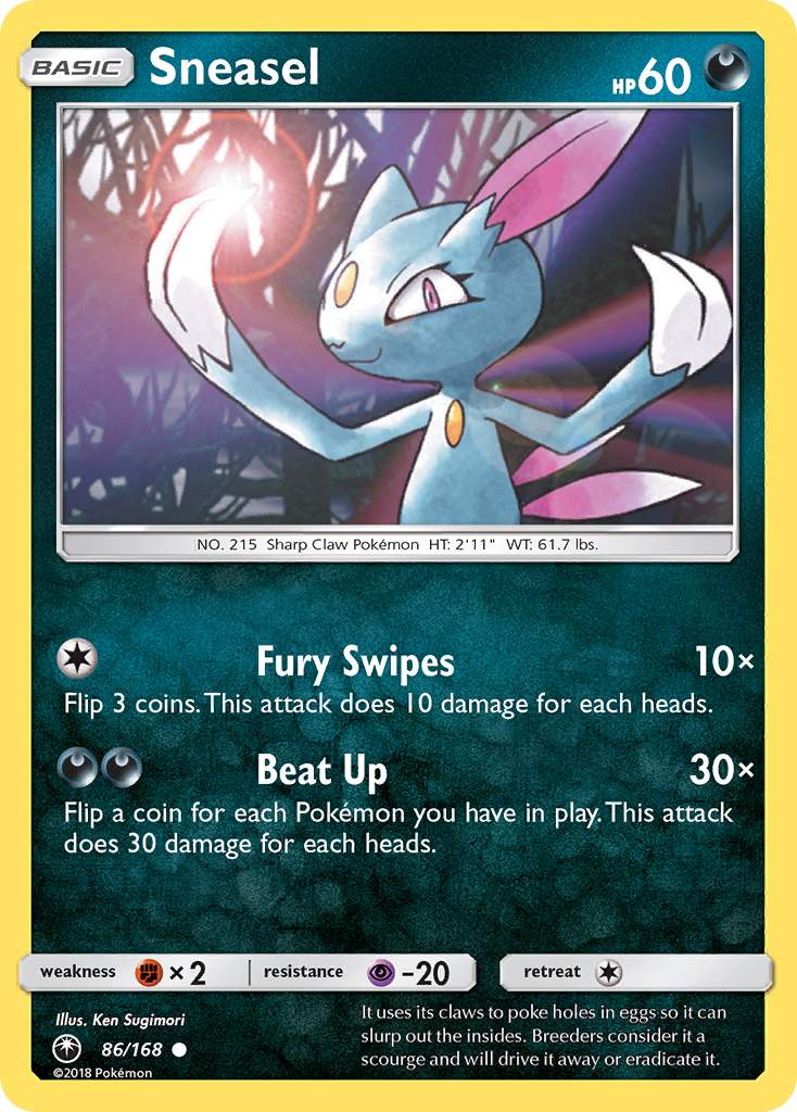 Sneasel (86/168) [Sol y Luna: Tormenta Celestial] 