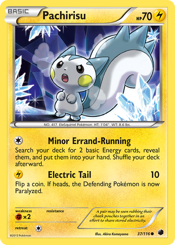 Pachirisu (37/116) [Blanco y negro: Congelación de plasma] 