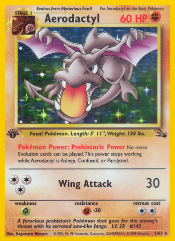Aerodactyl (1/62) [Fossil 1.ª edición] 