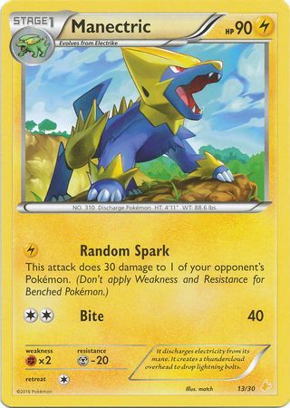 Manectric (13/30) [XY: Kit de entrenador 3 - Pikachu Libre] 