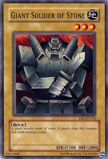 Soldado Gigante de Piedra [DB1-EN124] Común 