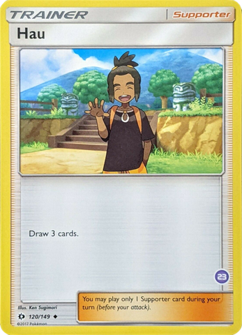 Hau (120/149) (Exclusivo de cubierta n.° 23) [Sol y Luna: Kit de entrenador - Alolan Sandslash] 
