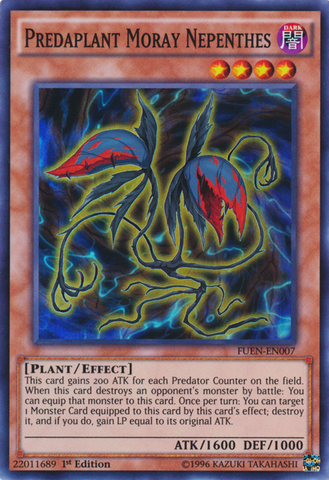 Predaplant Moray Nepenthes [FUEN-EN007] Súper Raro 