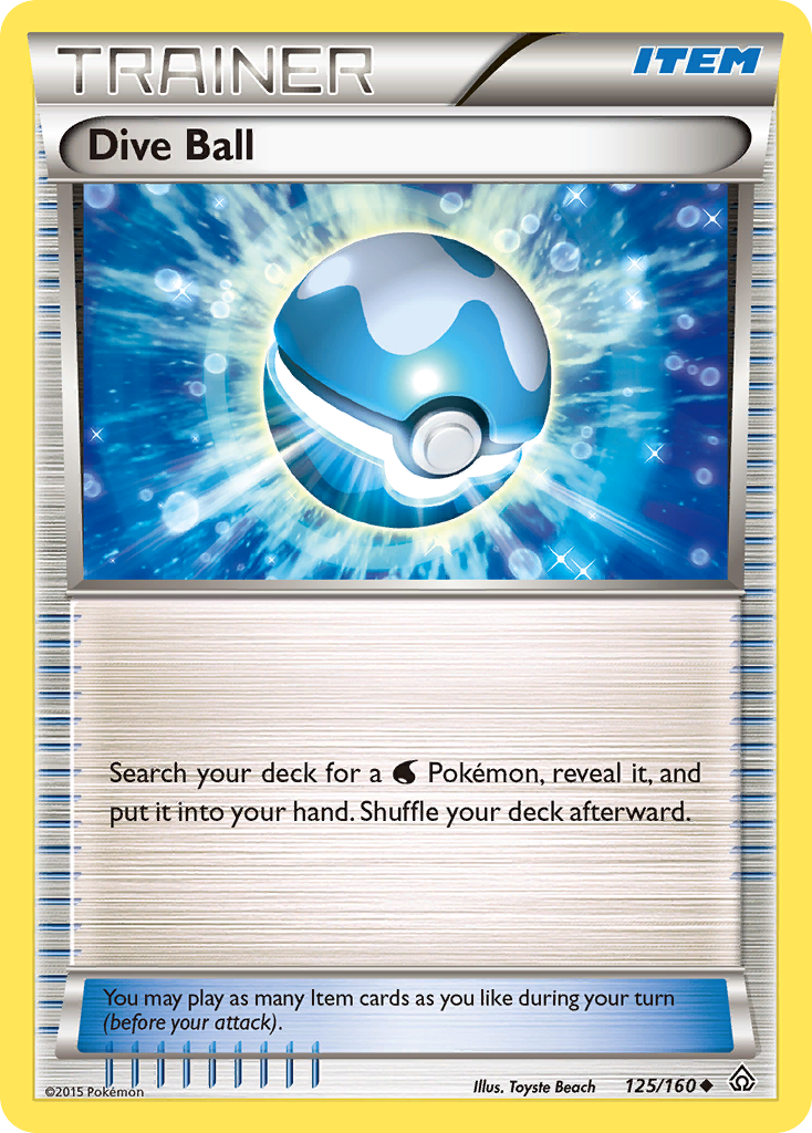 Bola de buceo (125/160) [XY: Choque primario] 