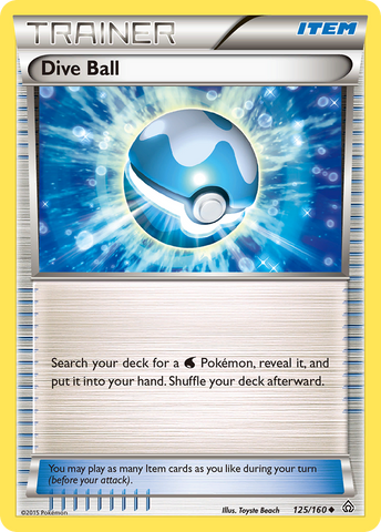 Bola de buceo (125/160) [XY: Choque primario] 