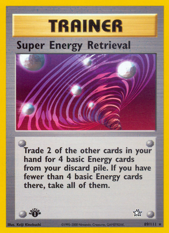 Recuperación de súper energía (89/111) [Neo Genesis 1.a edición] 