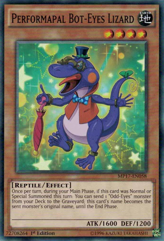 Lagarto Performapal con Ojos de Bot [MP17-EN058] Común 