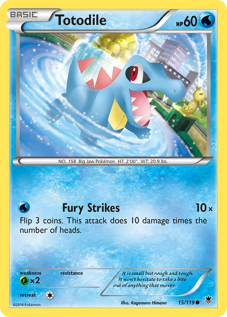 Totodile (15/119) [XY: Fuerzas fantasma] 