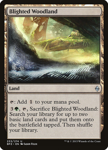 Bosque arruinado [Batalla por Zendikar] 