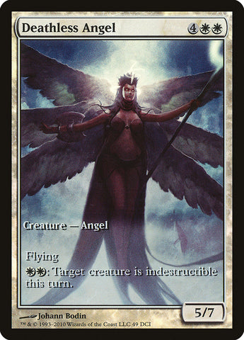 Ángel Inmortal (Día del Juego) (Arte Extendido) [Rise of the Eldrazi Promos] 