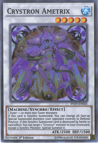 Crystron Ametrix [INOV-EN045] Súper Raro 