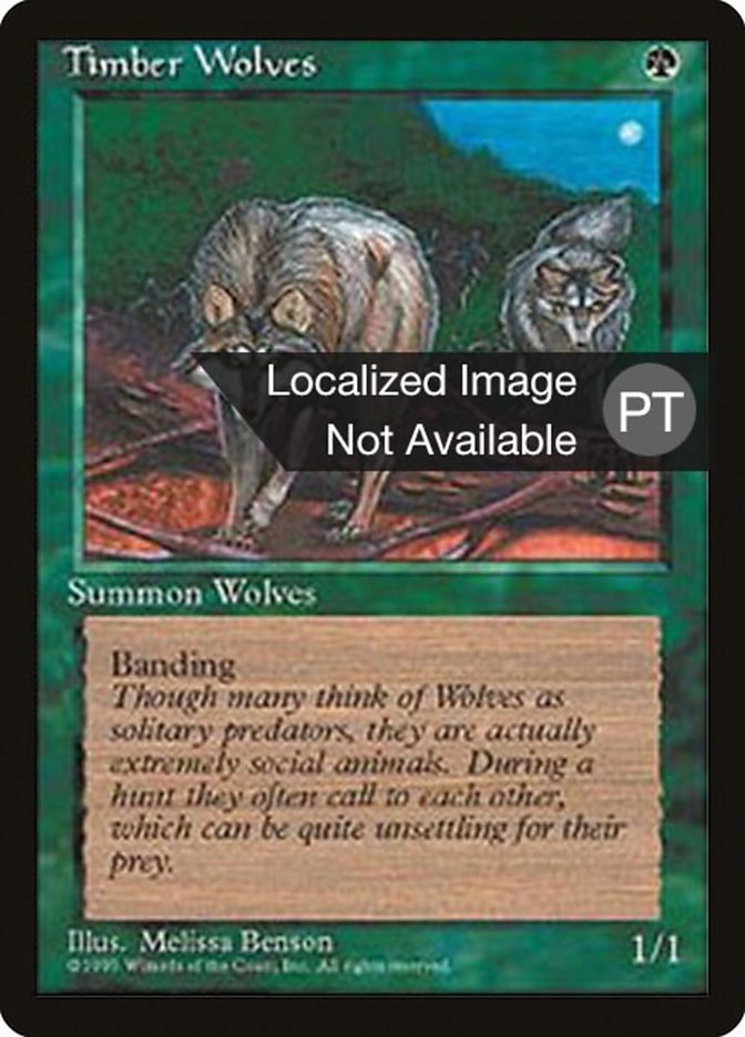 Timber Wolves [Cuarta edición (borde negro extranjero)] 