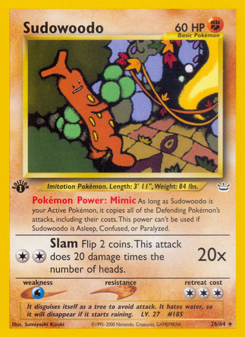 Sudowoodo (26/64) [Neo Revelación 1.ª edición] 