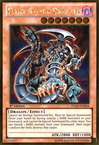 Dragón Armado Oscuro [PGLD-EN064] Oro Raro 