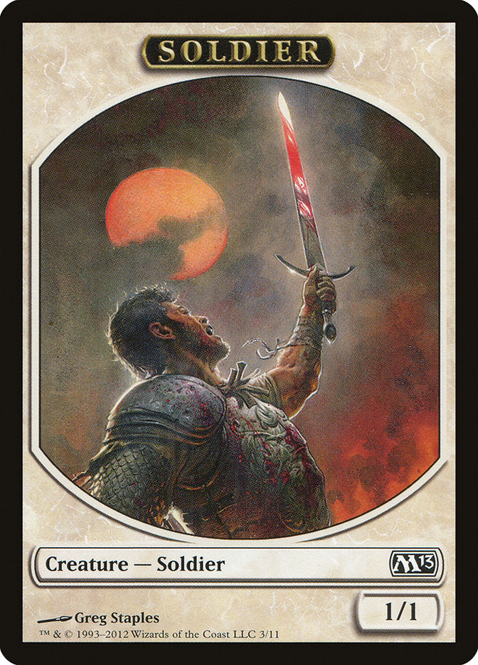 Ficha de soldado [Fichas Magic 2013] 