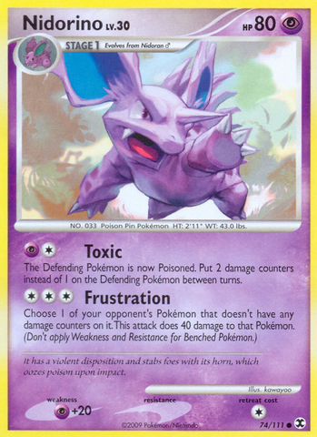 Nidorino (74/111) [Platino: Rivales en ascenso] 