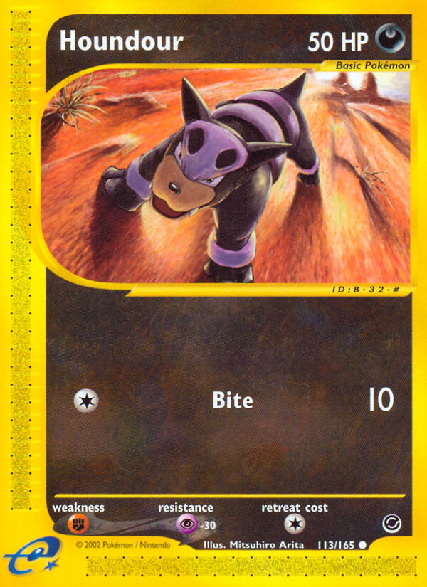 Houndour (113/165) [Expedición: Conjunto básico] 