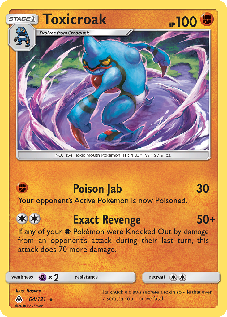 Toxicroak (64/131) [Sol y Luna: Luz Prohibida] 
