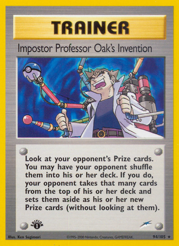 La invención del profesor impostor Oak (94/105) [Neo Destiny 1.ª edición] 