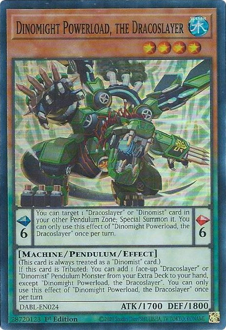 Dinomight Powerload, el Dracoslayer [DABL-EN024] Súper Raro 