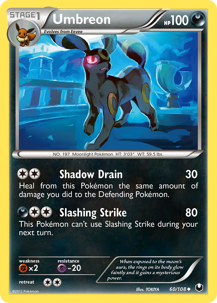 Umbreon (60/108) [Blanco y negro: Exploradores oscuros] 
