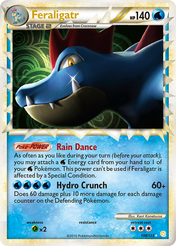 Feraligatr (108/123) [HeartGold y SoulSilver: Conjunto básico] 